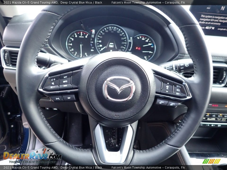 2021 Mazda CX-5 Grand Touring AWD Steering Wheel Photo #25