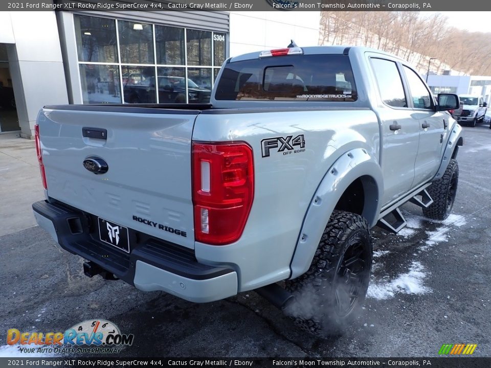 2021 Ford Ranger XLT Rocky Ridge SuperCrew 4x4 Cactus Gray Metallic / Ebony Photo #2