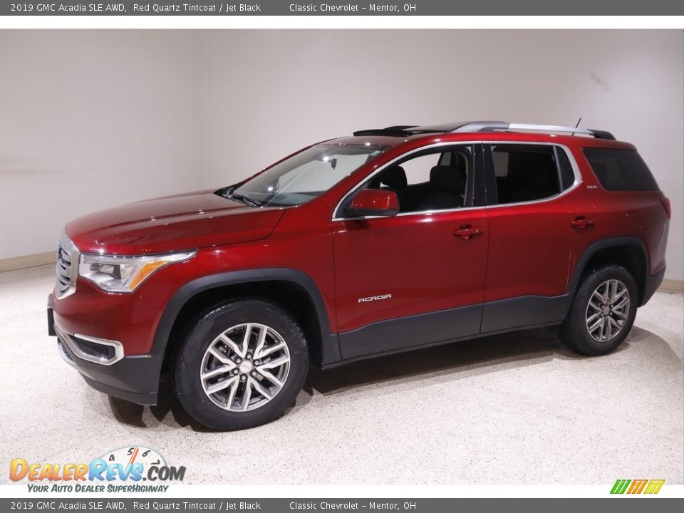 2019 GMC Acadia SLE AWD Red Quartz Tintcoat / Jet Black Photo #3