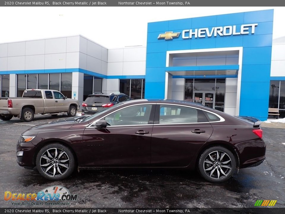 2020 Chevrolet Malibu RS Black Cherry Metallic / Jet Black Photo #3