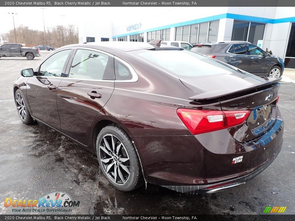 2020 Chevrolet Malibu RS Black Cherry Metallic / Jet Black Photo #4