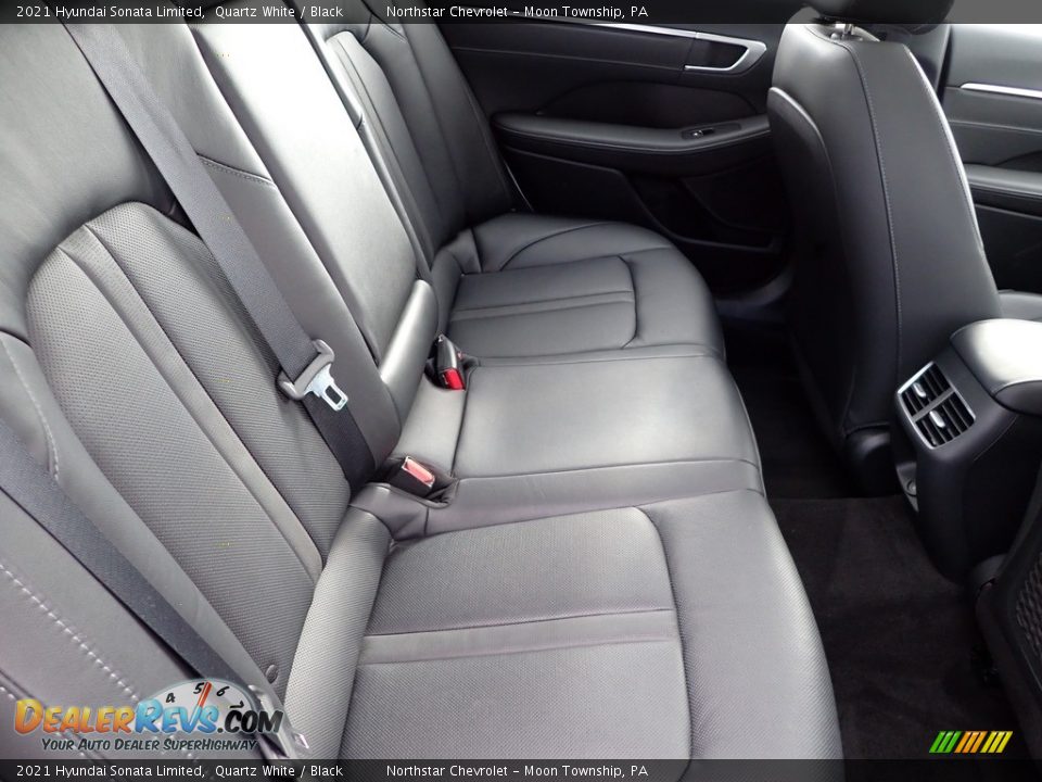 Rear Seat of 2021 Hyundai Sonata Limited Photo #18