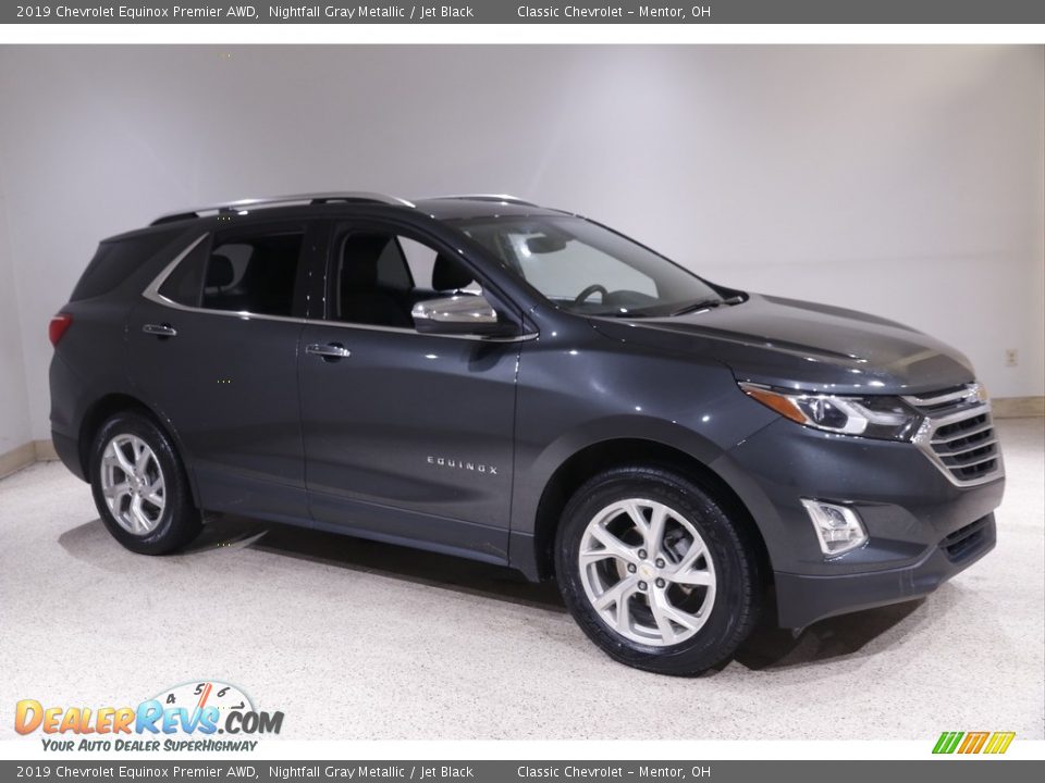 2019 Chevrolet Equinox Premier AWD Nightfall Gray Metallic / Jet Black Photo #1