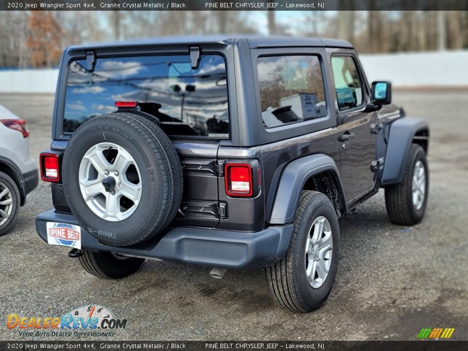 2020 Jeep Wrangler Sport 4x4 Granite Crystal Metallic / Black Photo #3