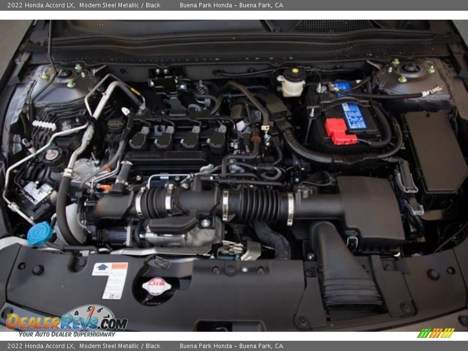 2022 Honda Accord LX 1.5 Liter Turbocharged DOHC 16-Valve i-VTEC 4 Cylinder Engine Photo #11