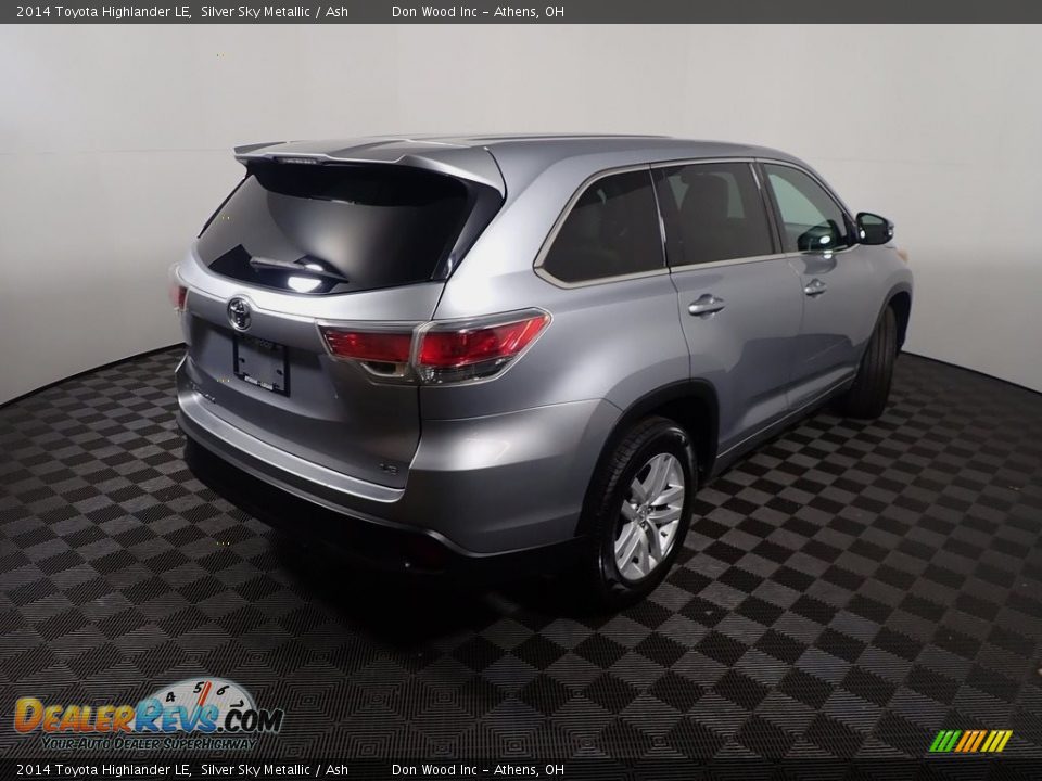 2014 Toyota Highlander LE Silver Sky Metallic / Ash Photo #17