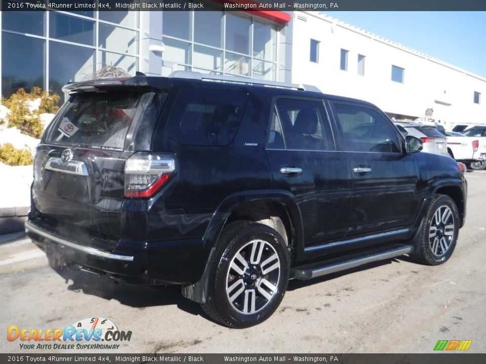 2016 Toyota 4Runner Limited 4x4 Midnight Black Metallic / Black Photo #17