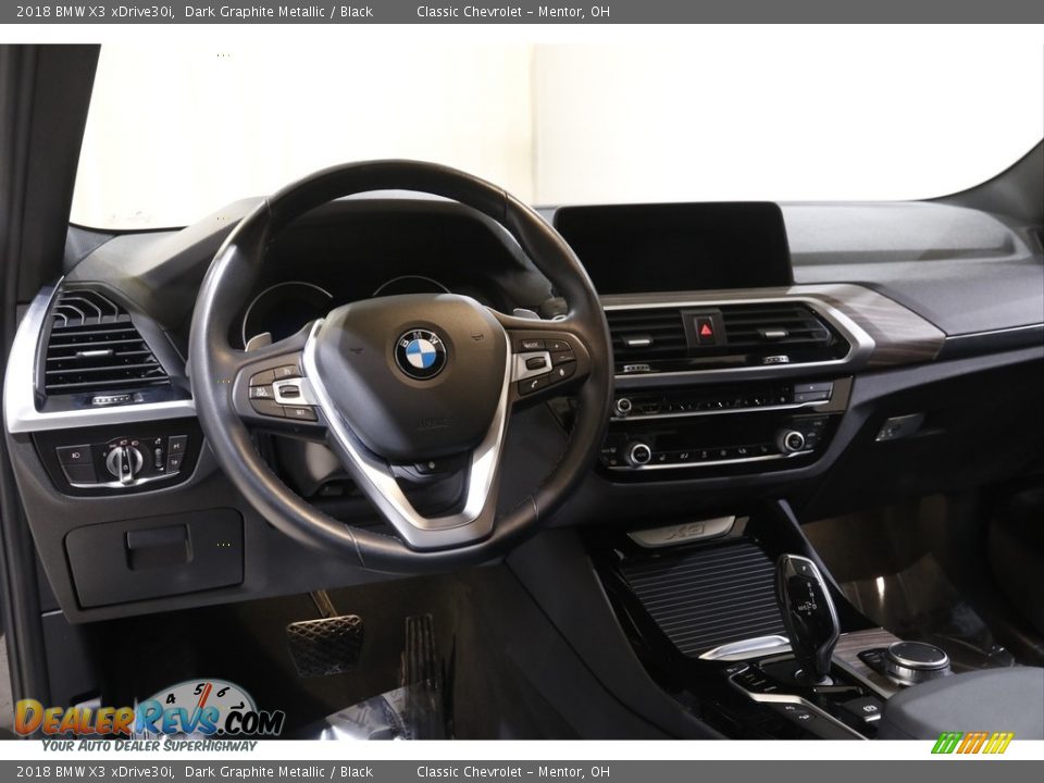 2018 BMW X3 xDrive30i Dark Graphite Metallic / Black Photo #6
