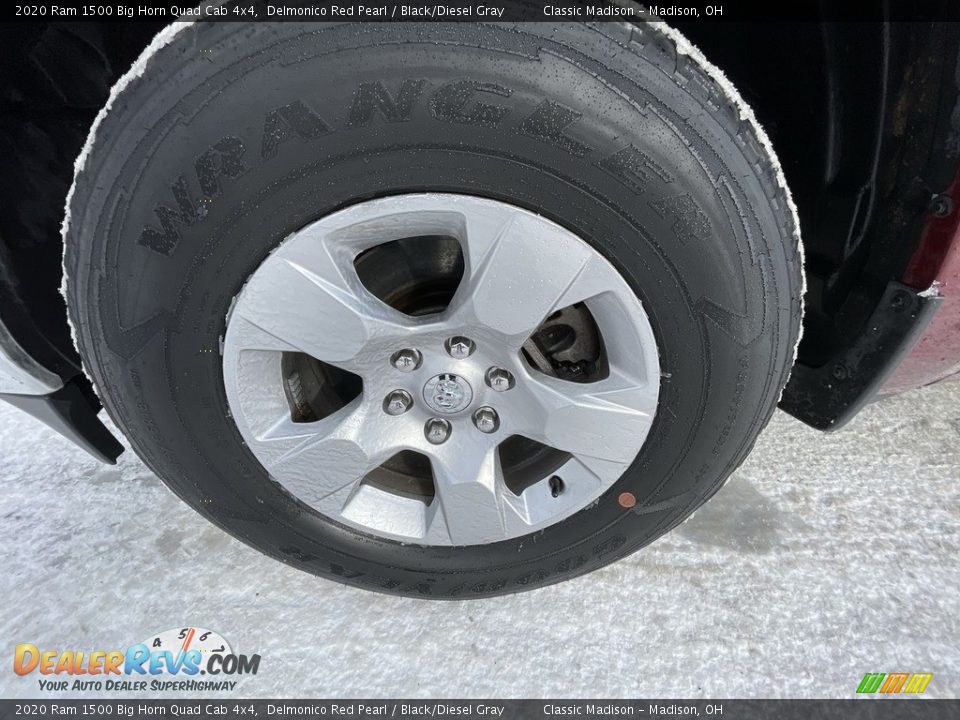 2020 Ram 1500 Big Horn Quad Cab 4x4 Delmonico Red Pearl / Black/Diesel Gray Photo #6