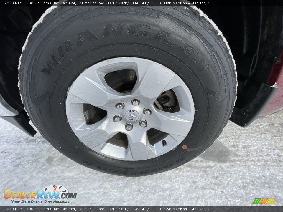 2020 Ram 1500 Big Horn Quad Cab 4x4 Delmonico Red Pearl / Black/Diesel Gray Photo #6