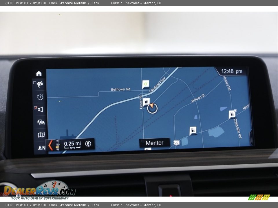 2018 BMW X3 xDrive30i Dark Graphite Metallic / Black Photo #12