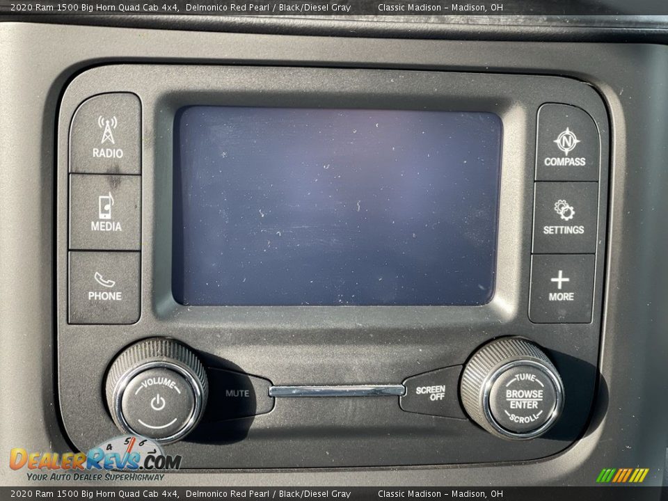 2020 Ram 1500 Big Horn Quad Cab 4x4 Delmonico Red Pearl / Black/Diesel Gray Photo #12