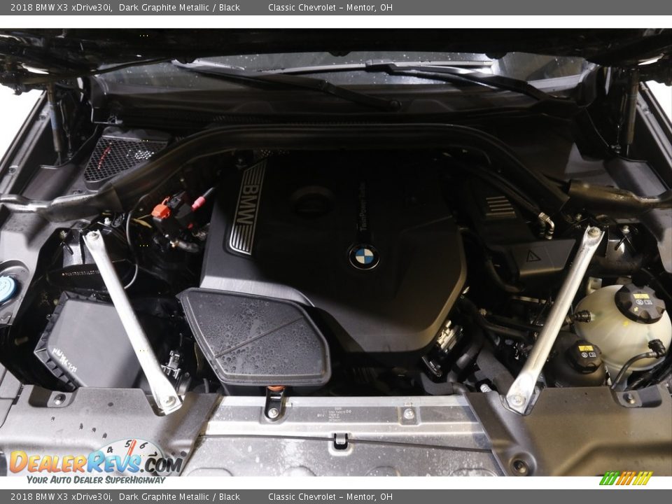 2018 BMW X3 xDrive30i Dark Graphite Metallic / Black Photo #20