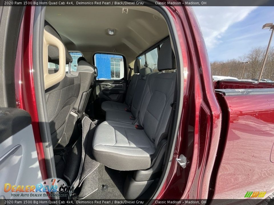 2020 Ram 1500 Big Horn Quad Cab 4x4 Delmonico Red Pearl / Black/Diesel Gray Photo #15
