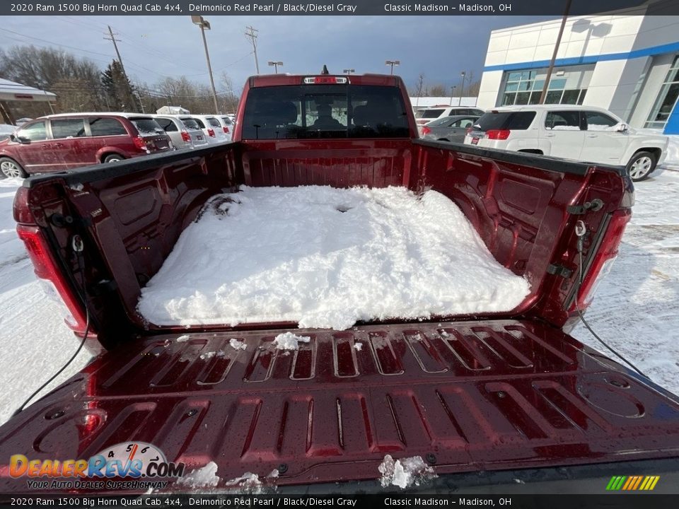 2020 Ram 1500 Big Horn Quad Cab 4x4 Delmonico Red Pearl / Black/Diesel Gray Photo #16