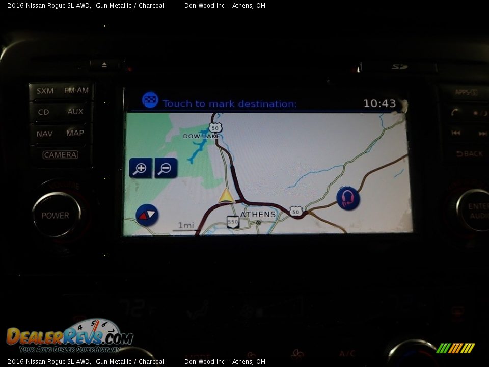 2016 Nissan Rogue SL AWD Gun Metallic / Charcoal Photo #4