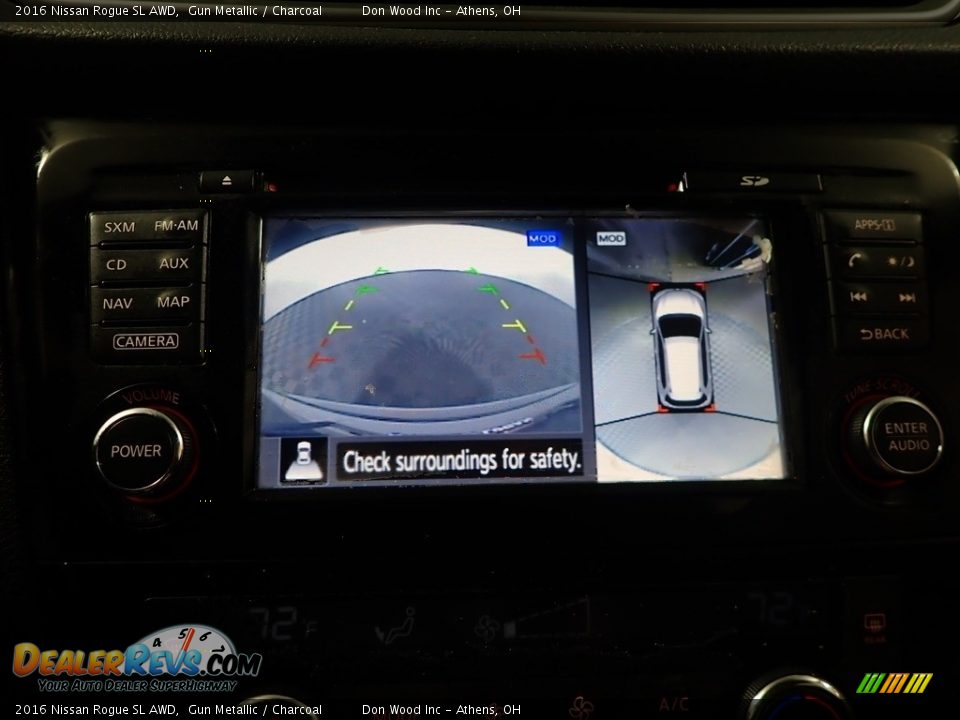 2016 Nissan Rogue SL AWD Gun Metallic / Charcoal Photo #5