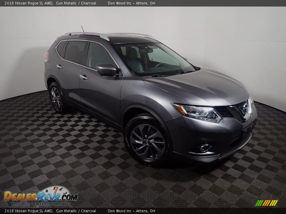 2016 Nissan Rogue SL AWD Gun Metallic / Charcoal Photo #6