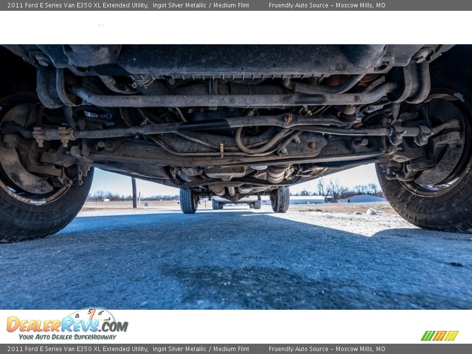 2011 Ford E Series Van E350 XL Extended Utility Ingot Silver Metallic / Medium Flint Photo #10