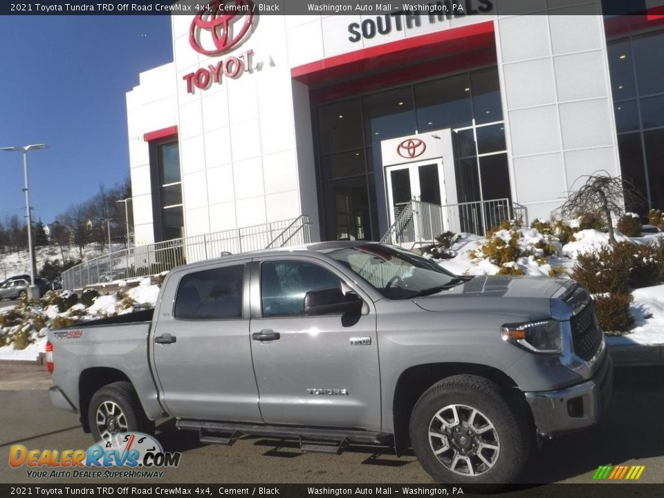 2021 Toyota Tundra TRD Off Road CrewMax 4x4 Cement / Black Photo #2