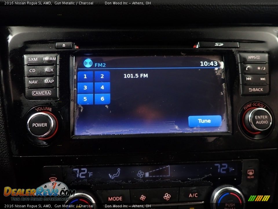 2016 Nissan Rogue SL AWD Gun Metallic / Charcoal Photo #30
