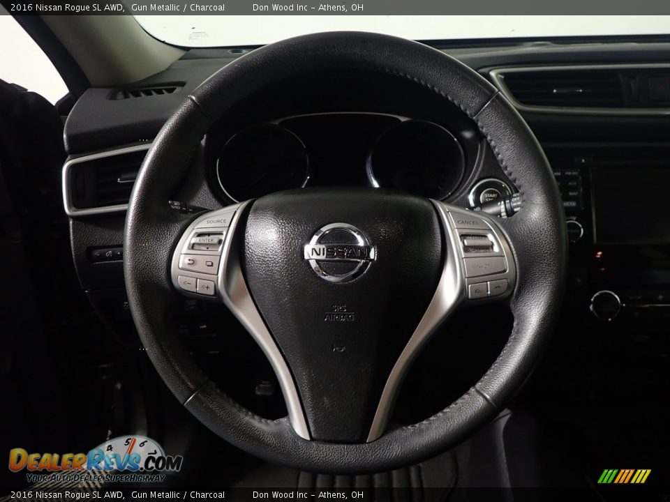 2016 Nissan Rogue SL AWD Gun Metallic / Charcoal Photo #31
