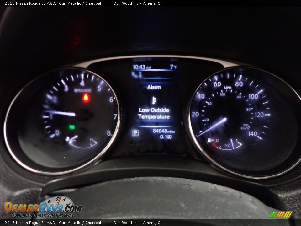 2016 Nissan Rogue SL AWD Gun Metallic / Charcoal Photo #32