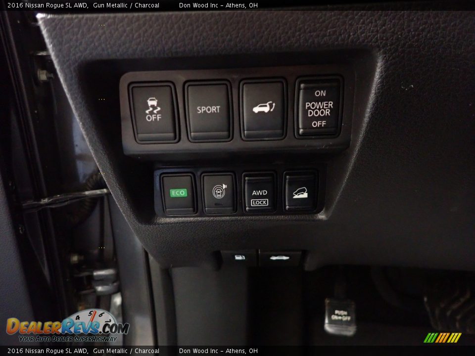 2016 Nissan Rogue SL AWD Gun Metallic / Charcoal Photo #35