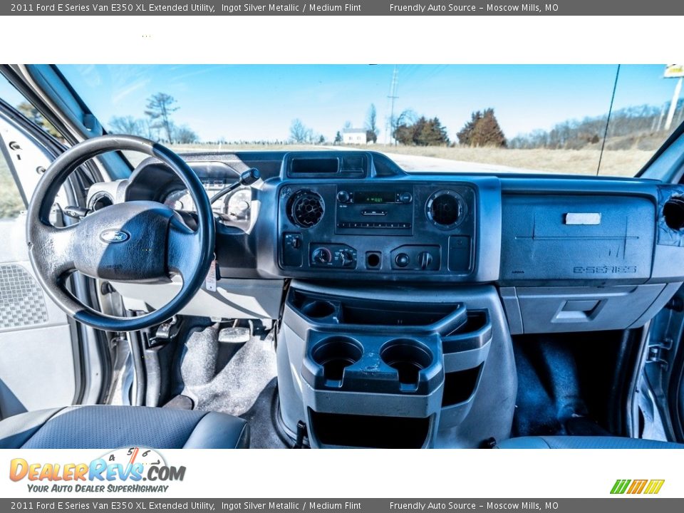 2011 Ford E Series Van E350 XL Extended Utility Ingot Silver Metallic / Medium Flint Photo #27
