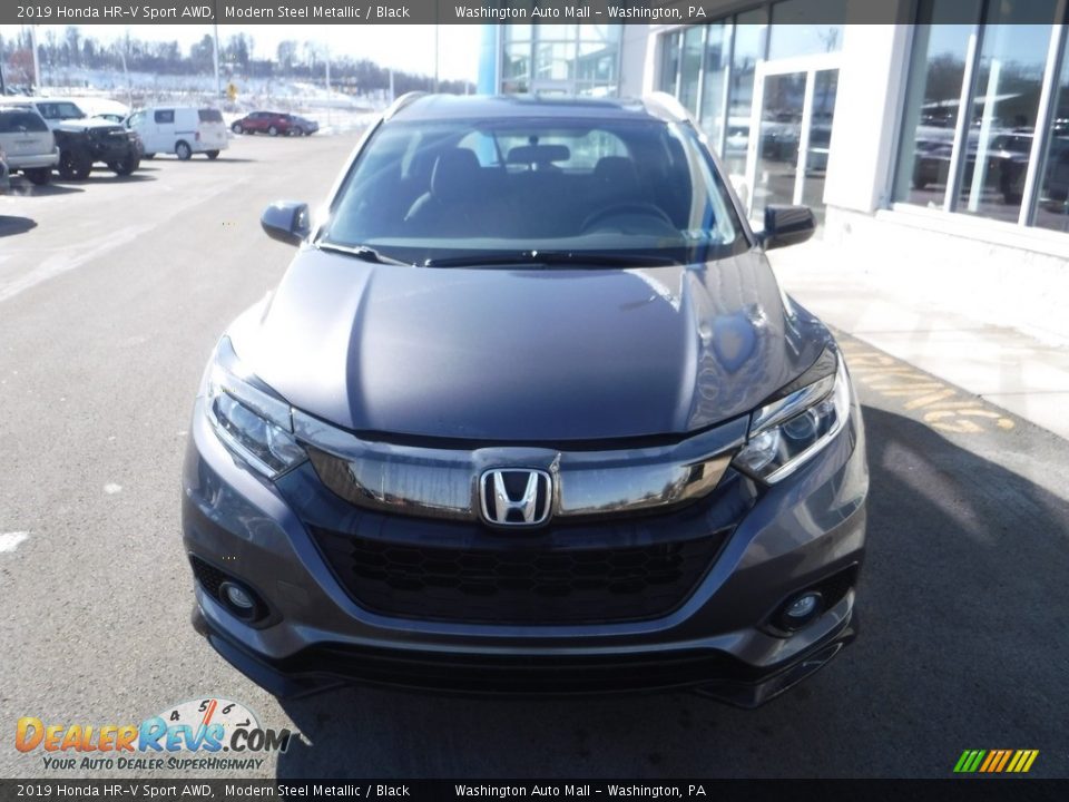 2019 Honda HR-V Sport AWD Modern Steel Metallic / Black Photo #4