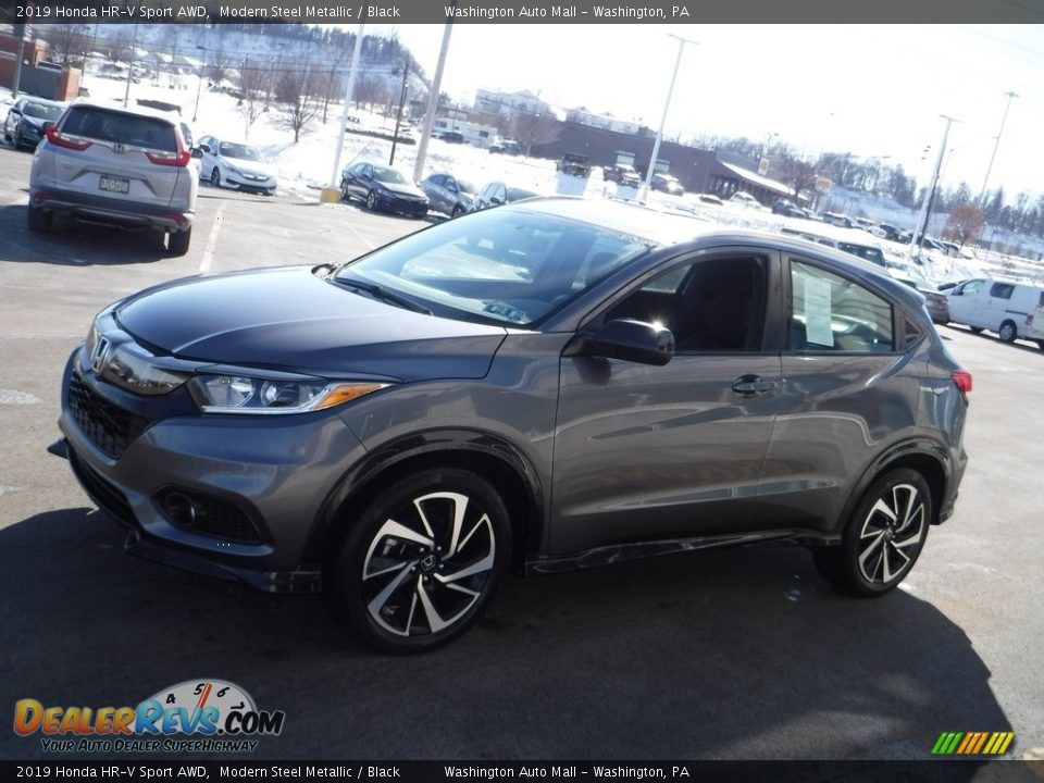 2019 Honda HR-V Sport AWD Modern Steel Metallic / Black Photo #5