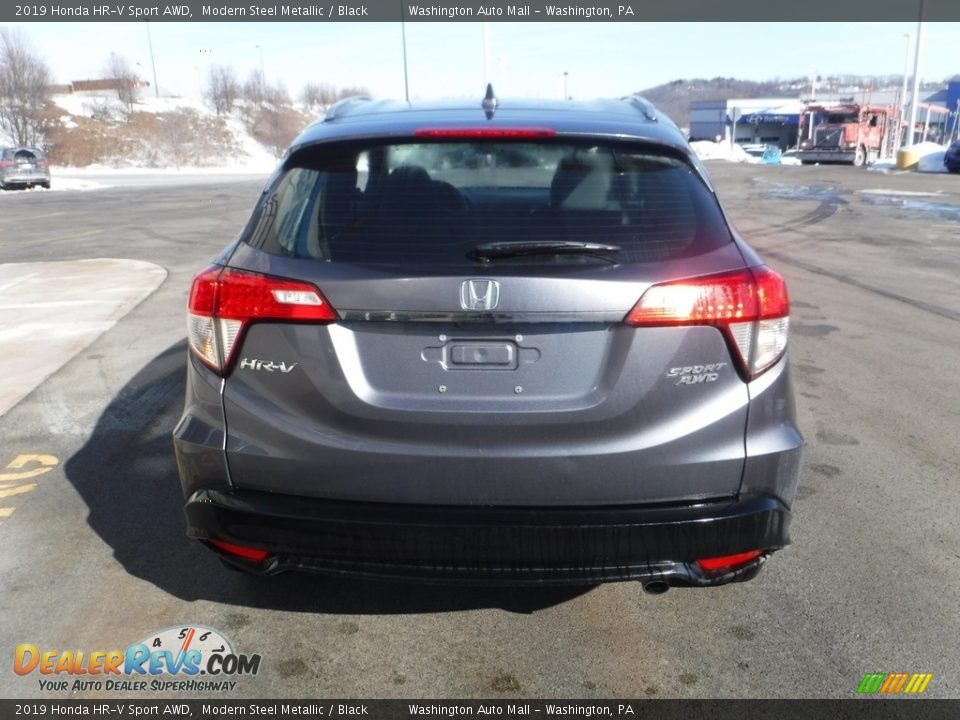 2019 Honda HR-V Sport AWD Modern Steel Metallic / Black Photo #7