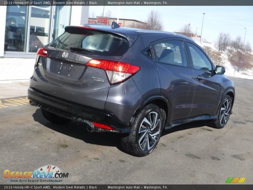 2019 Honda HR-V Sport AWD Modern Steel Metallic / Black Photo #9