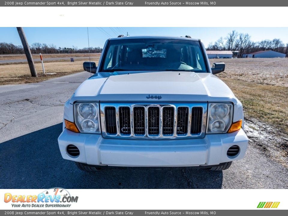 2008 Jeep Commander Sport 4x4 Bright Silver Metallic / Dark Slate Gray Photo #9