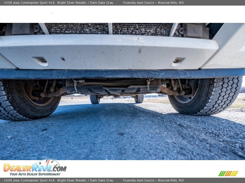 2008 Jeep Commander Sport 4x4 Bright Silver Metallic / Dark Slate Gray Photo #10