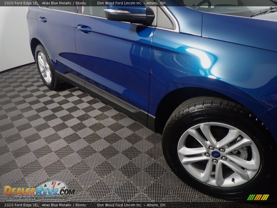 2020 Ford Edge SEL Atlas Blue Metallic / Ebony Photo #4