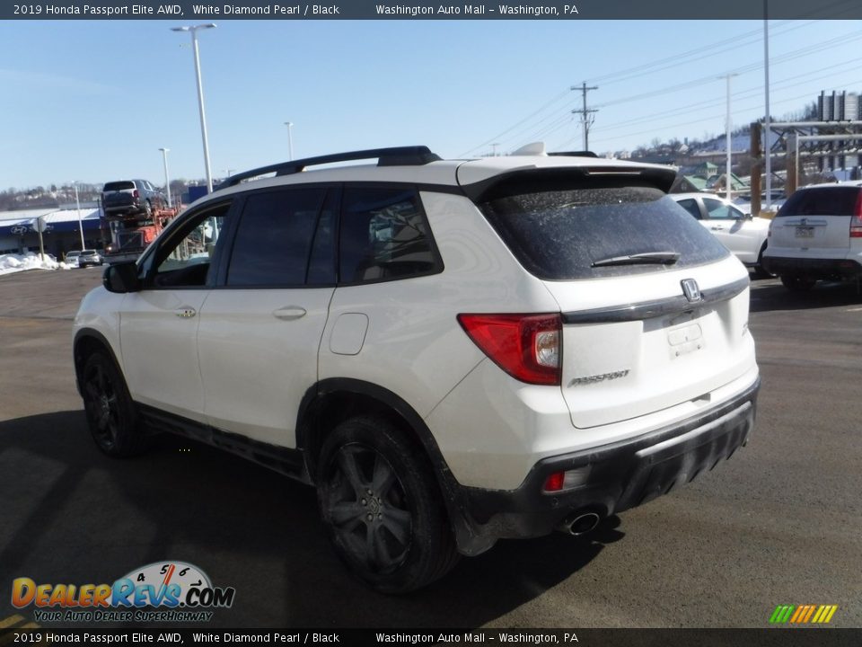 2019 Honda Passport Elite AWD White Diamond Pearl / Black Photo #8