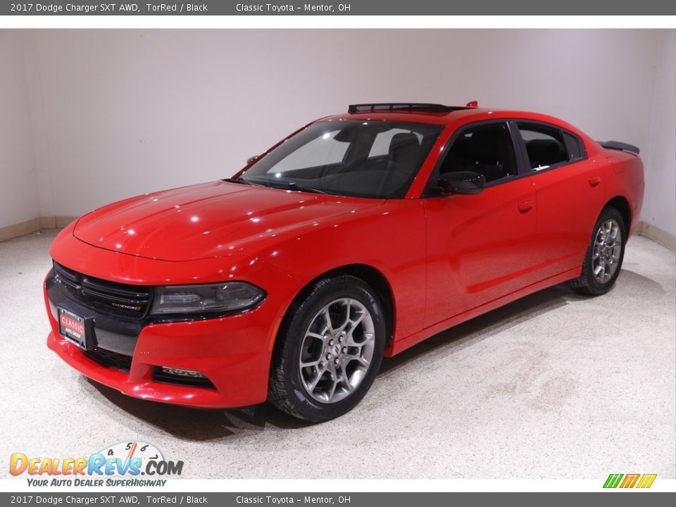2017 Dodge Charger SXT AWD TorRed / Black Photo #3