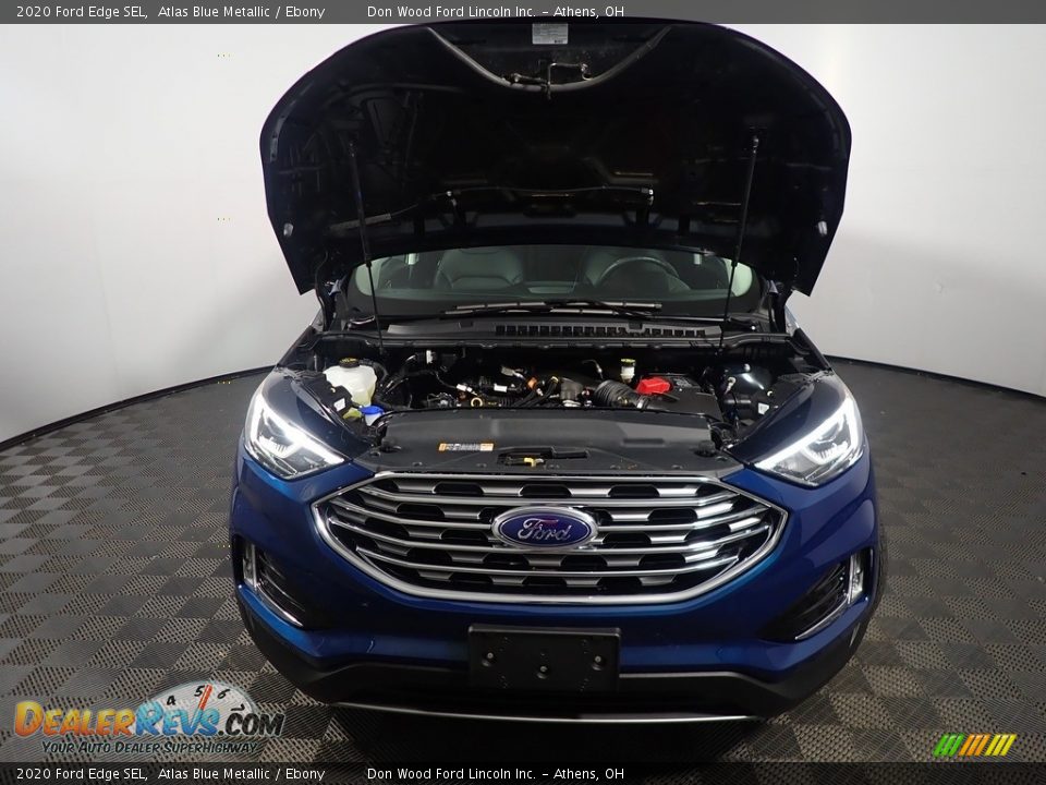 2020 Ford Edge SEL Atlas Blue Metallic / Ebony Photo #6