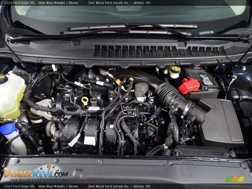2020 Ford Edge SEL Atlas Blue Metallic / Ebony Photo #7