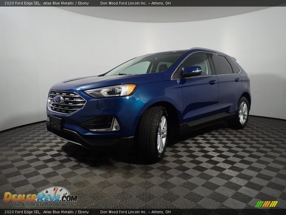 2020 Ford Edge SEL Atlas Blue Metallic / Ebony Photo #8