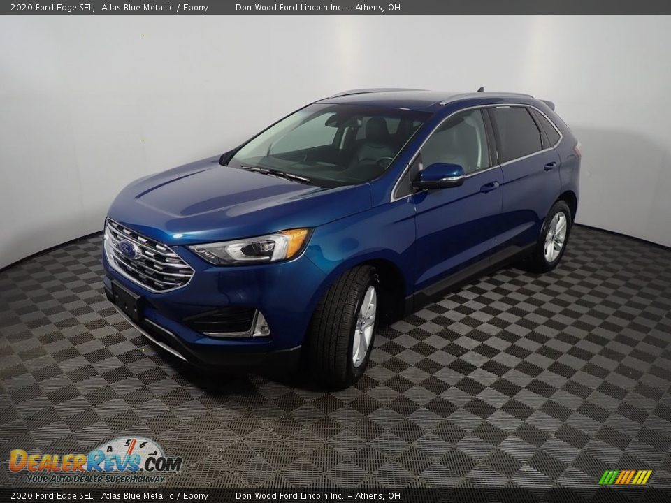 2020 Ford Edge SEL Atlas Blue Metallic / Ebony Photo #9