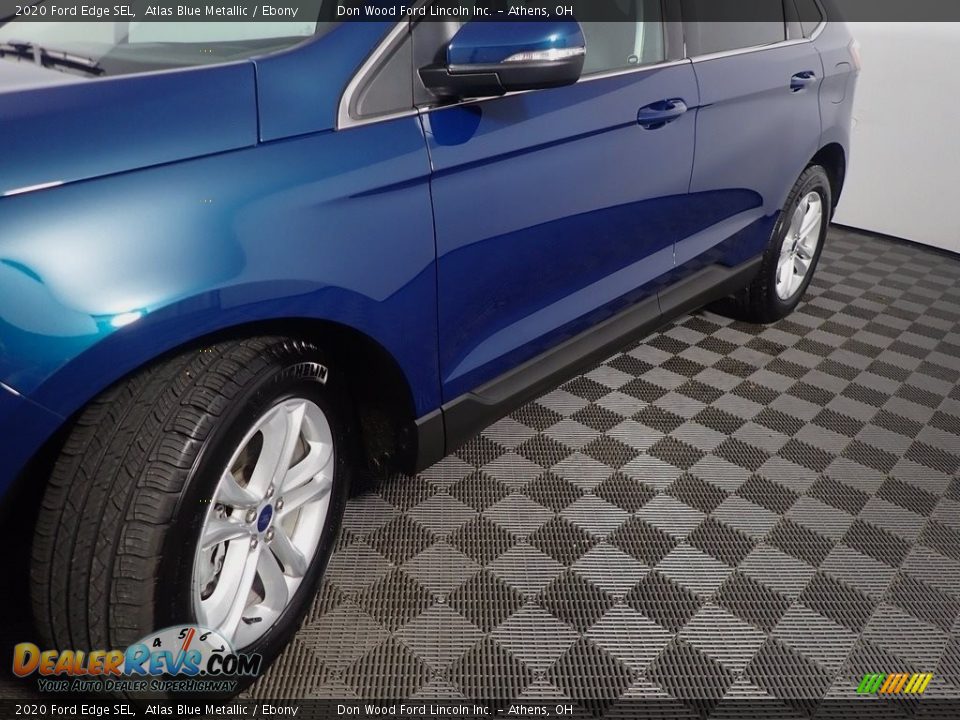 2020 Ford Edge SEL Atlas Blue Metallic / Ebony Photo #10