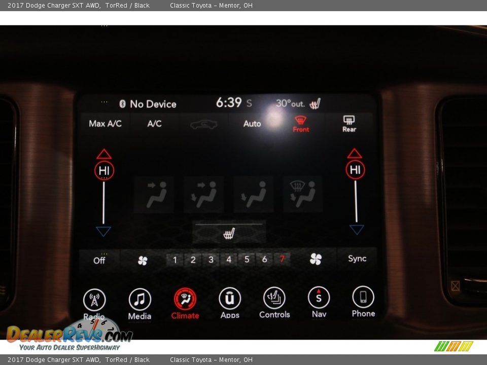 2017 Dodge Charger SXT AWD TorRed / Black Photo #12