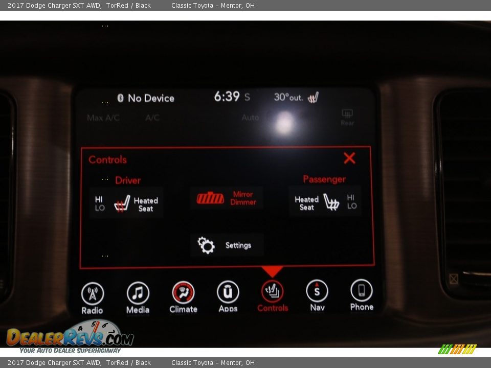 2017 Dodge Charger SXT AWD TorRed / Black Photo #13