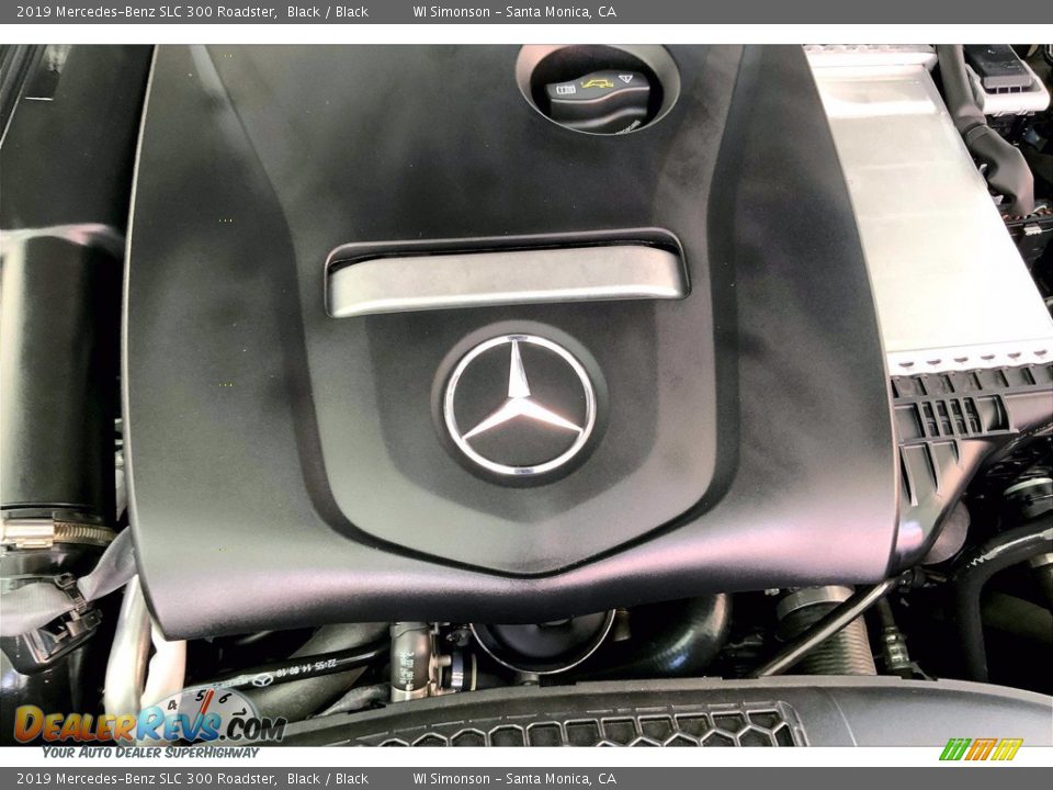 2019 Mercedes-Benz SLC 300 Roadster Black / Black Photo #27