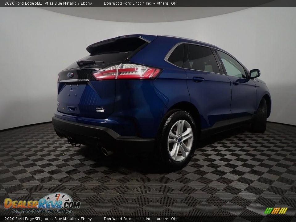 2020 Ford Edge SEL Atlas Blue Metallic / Ebony Photo #17