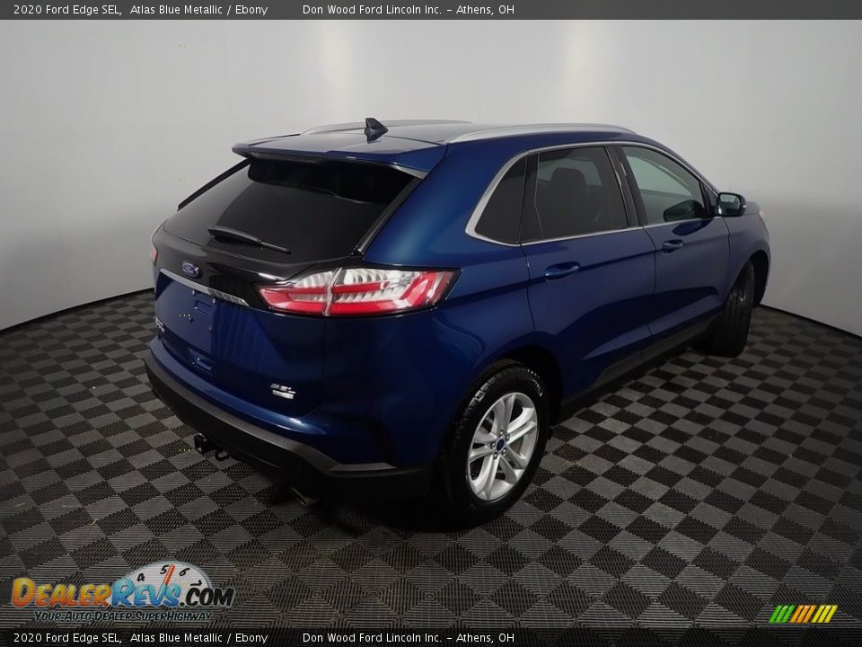 2020 Ford Edge SEL Atlas Blue Metallic / Ebony Photo #18