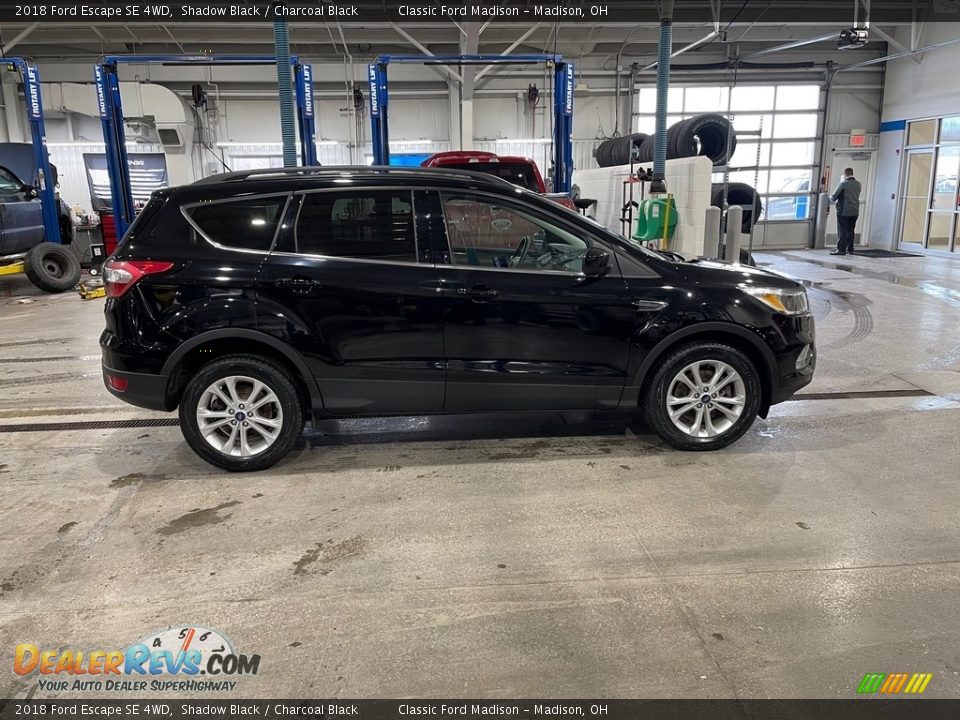 2018 Ford Escape SE 4WD Shadow Black / Charcoal Black Photo #4