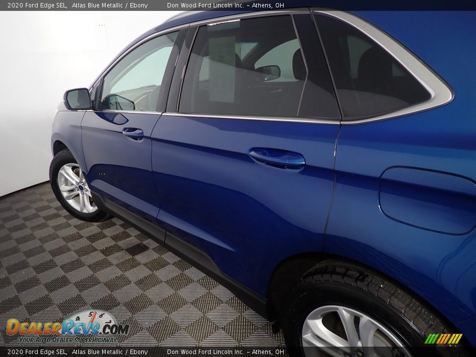 2020 Ford Edge SEL Atlas Blue Metallic / Ebony Photo #19